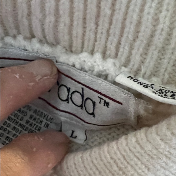 Colorful Embroidered Cowl Neck Sweater - Picture 5 of 10